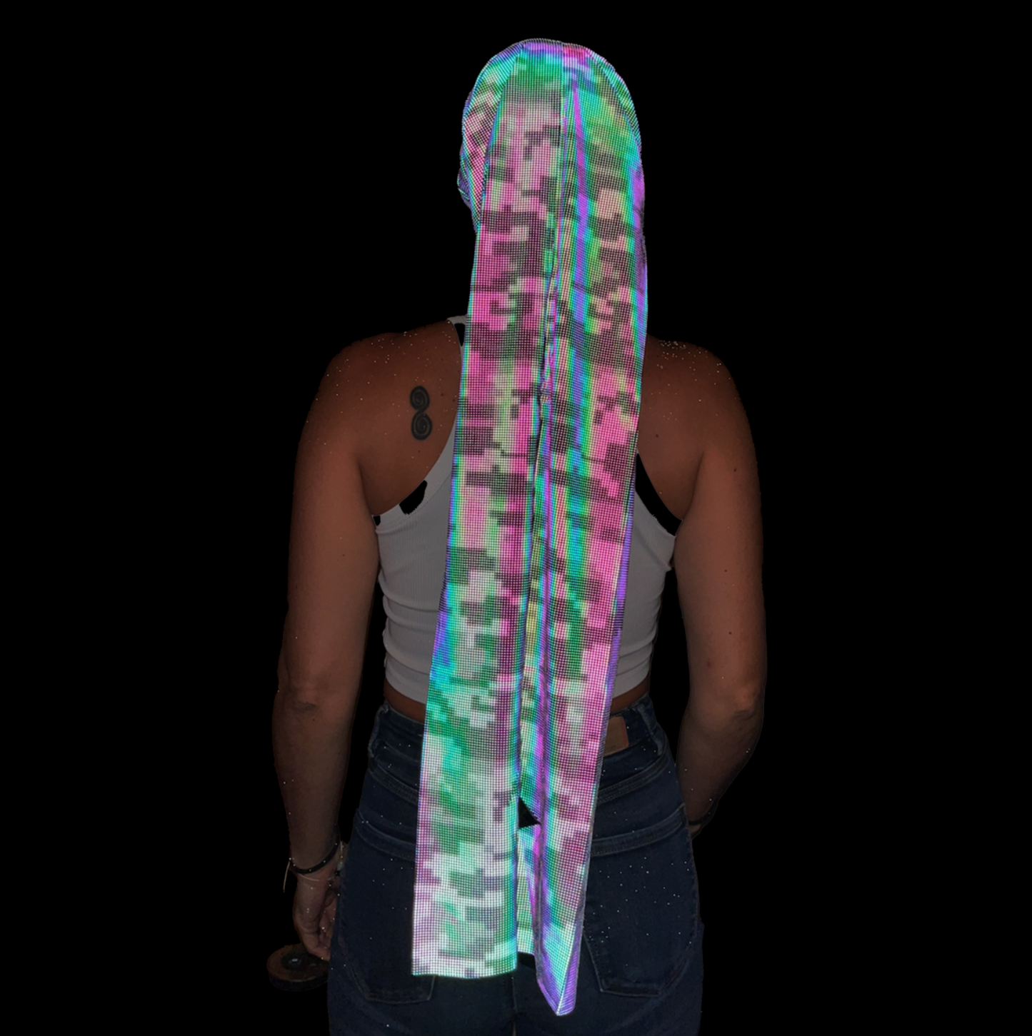 HijuePeta Luz Pixelado Multicolor 100 cms