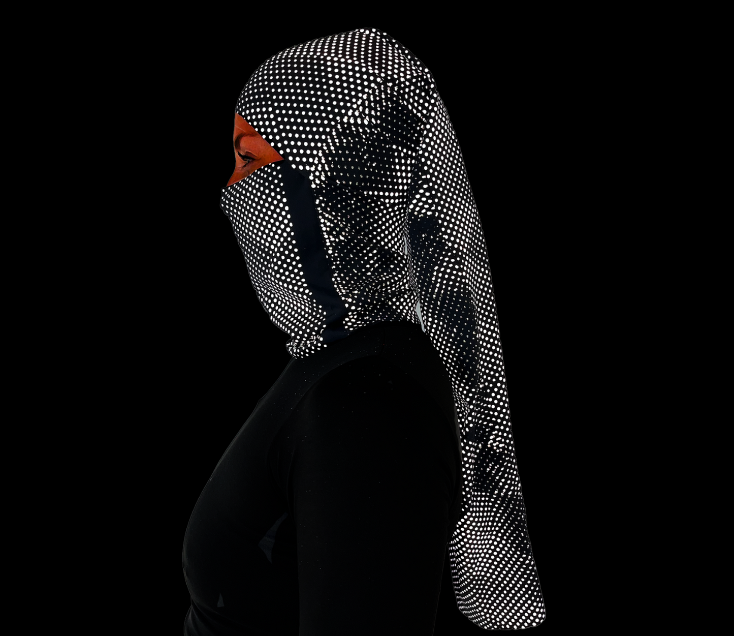 Doble Hijuepeta Luz Reflectivo 100cms Puntos Byn