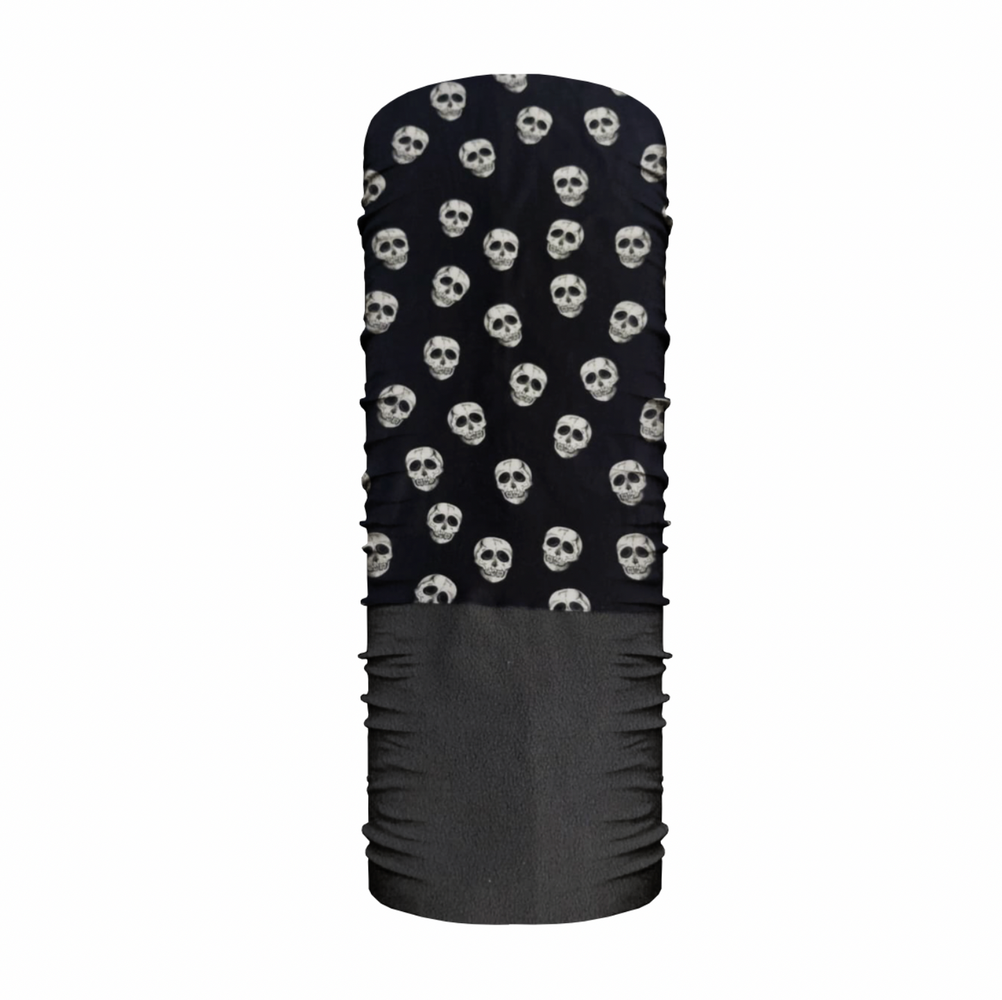 Bipolar Microfibra Calaveritas Negro/Gris