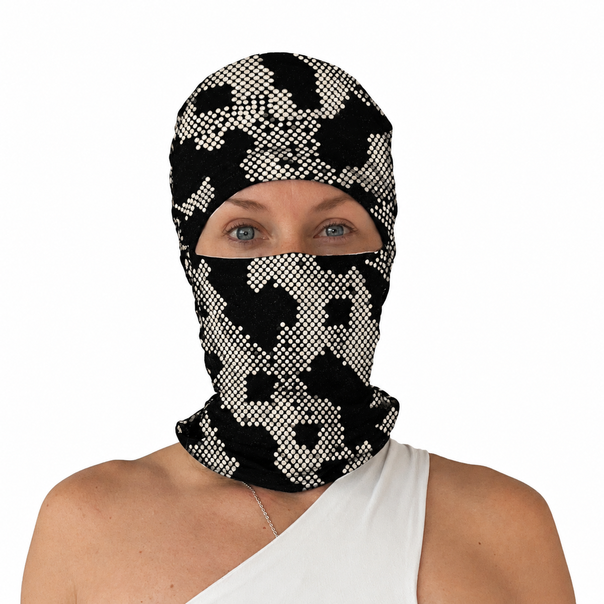 Balaclava Microfibra Gato Reflectivo Luz Camuflado