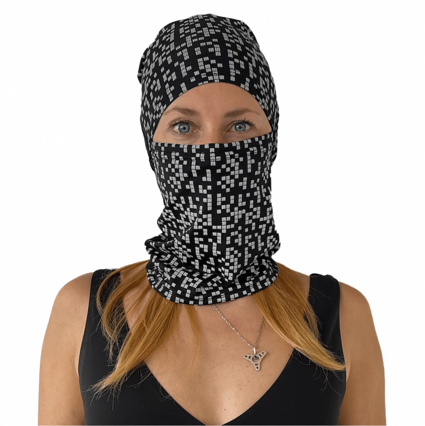 Balaclava Gato Luz Reflectivo Lego BYN - Pescuezo