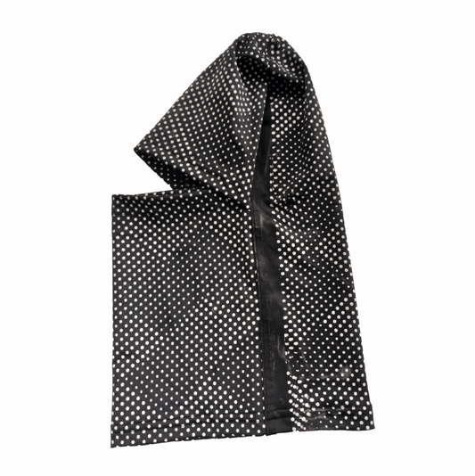 Balaclava Gato Luz Reflectivo Puntos BYN - Pescuezo