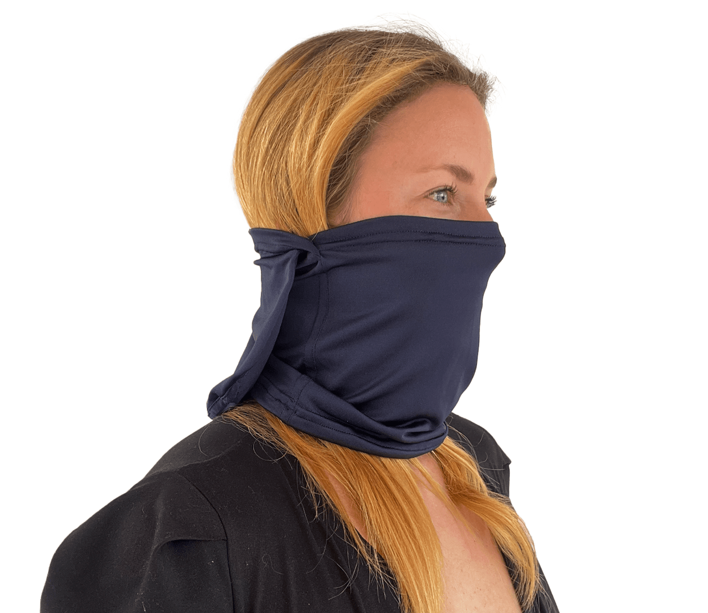 Balaclava Gato Unicolor Azul Oscuro - Pescuezo