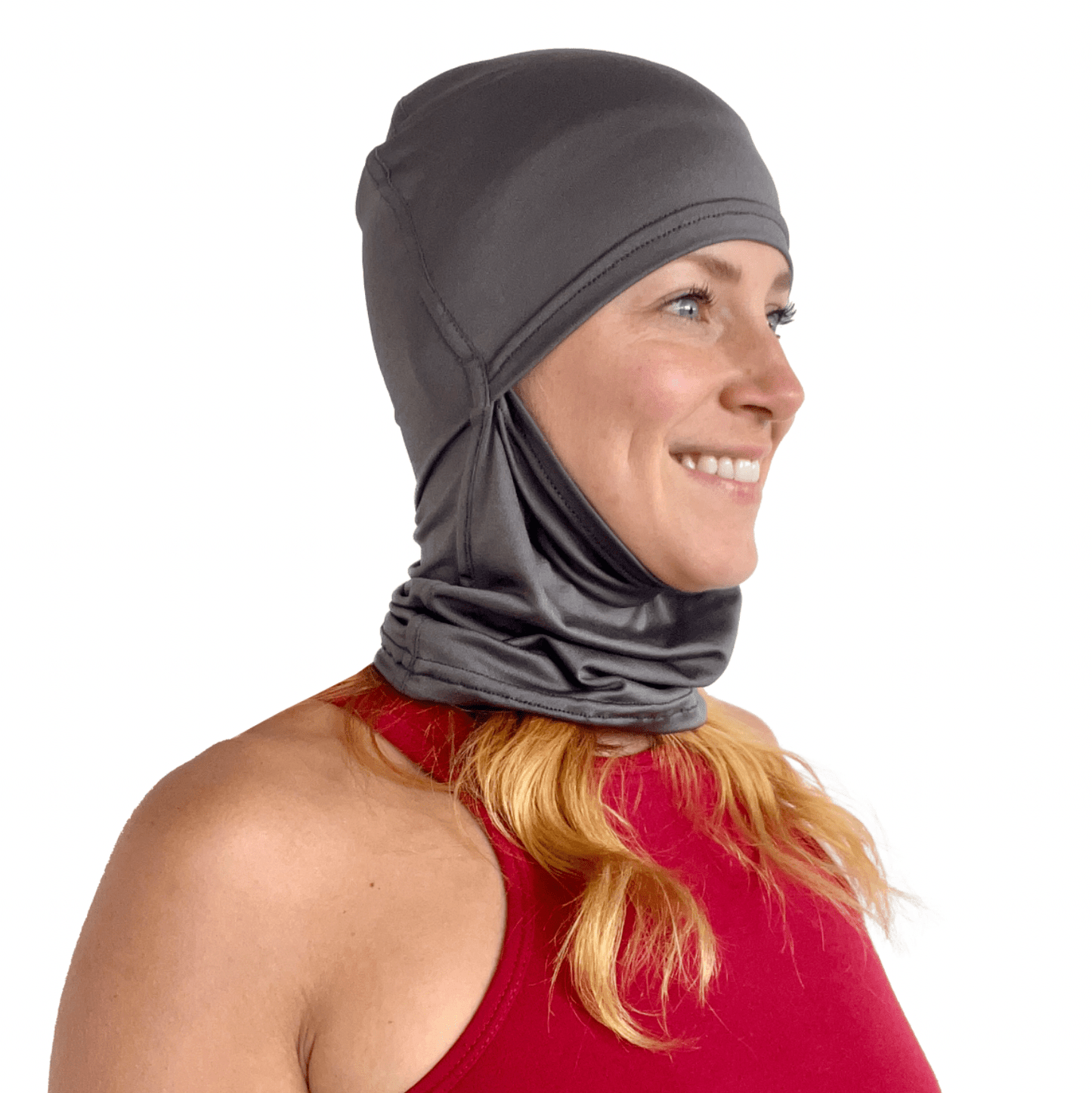 Balaclava Gato Unicolor Gris Oscuro - Pescuezo
