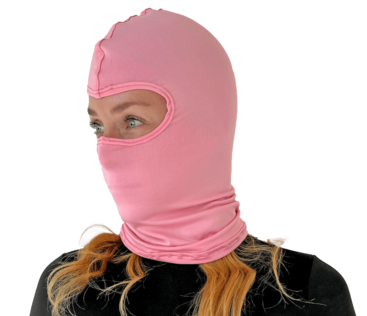 Balaclava Microfibra Unicolor Rosa - Pescuezo
