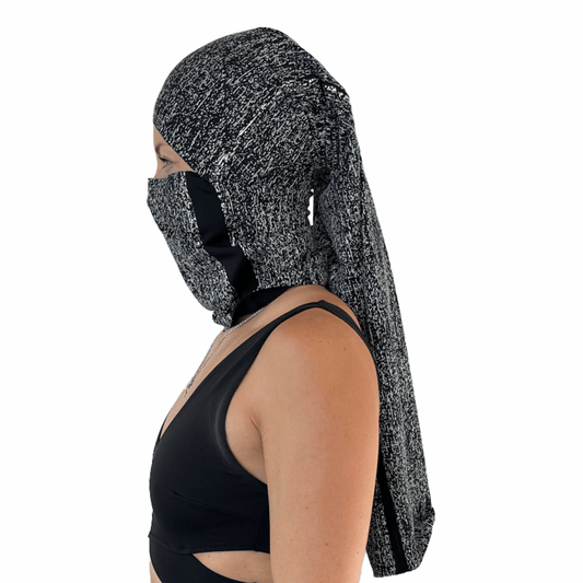 Doble Hijuepeta Luz Reflectivo 100cms Pintura BYN - Pescuezo