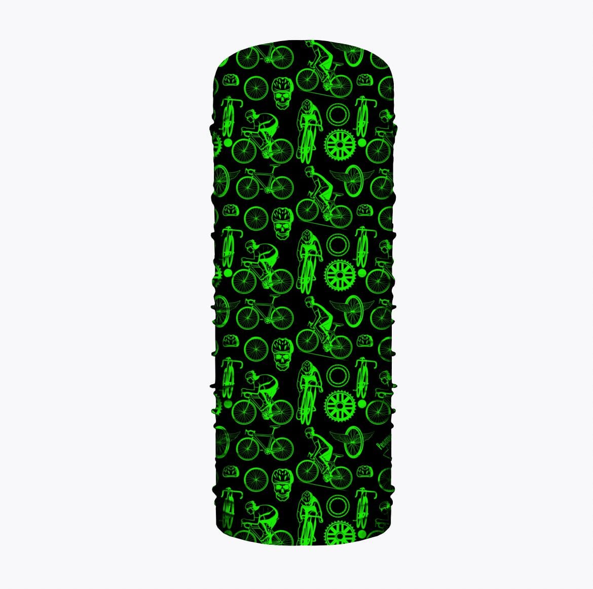 Microfibra Bici Ciclista verde - Pescuezo