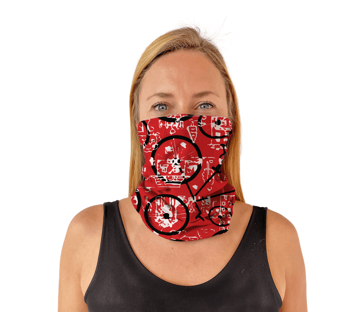 Microfibra Bici Roja - Pescuezo