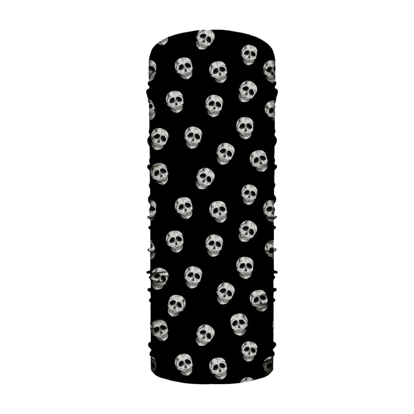 Microfibra Calaveritas Negro - Pescuezo