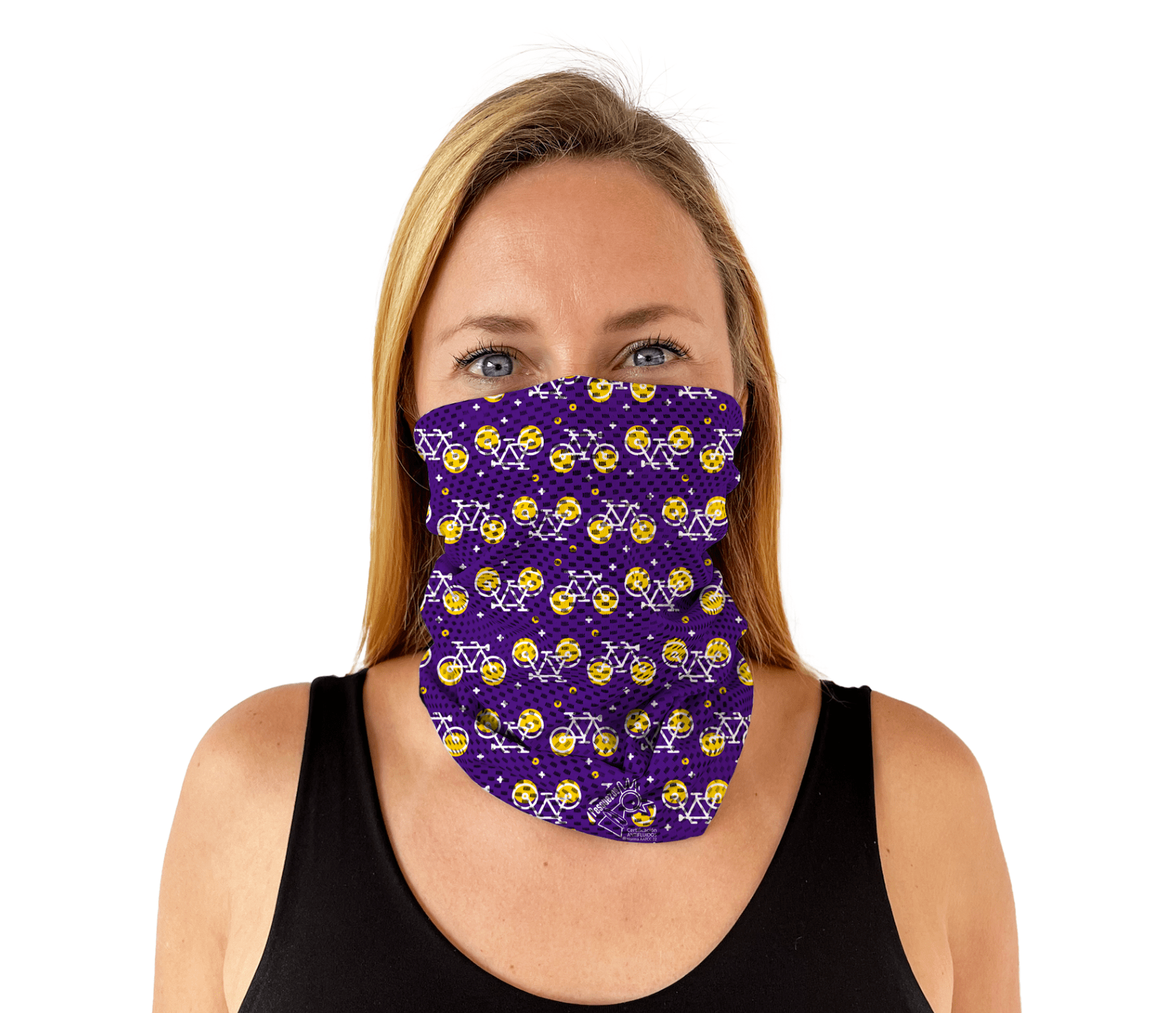 Peto Bici Angeles Morado - Pescuezo