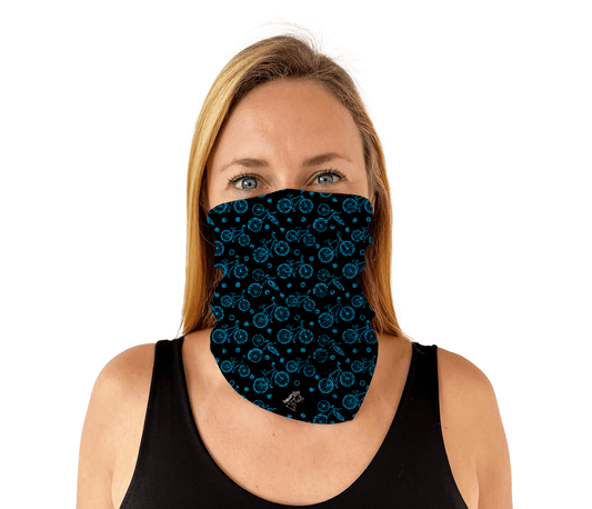 Peto Bici Puntos Azul - Pescuezo