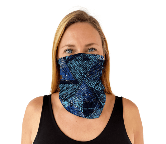 Peto Triangularia Azul - Pescuezo