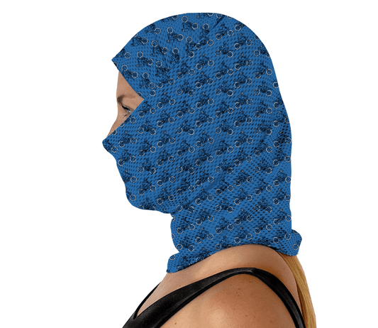 Peto Vintage Ride Blu - Pescuezo