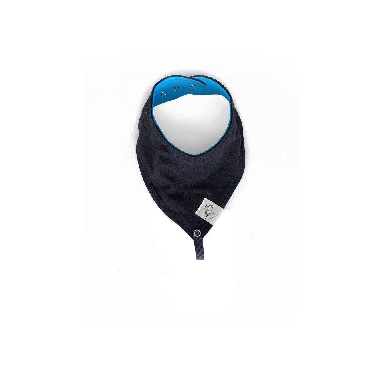 Babas Azul Negro Broches Pescuezo