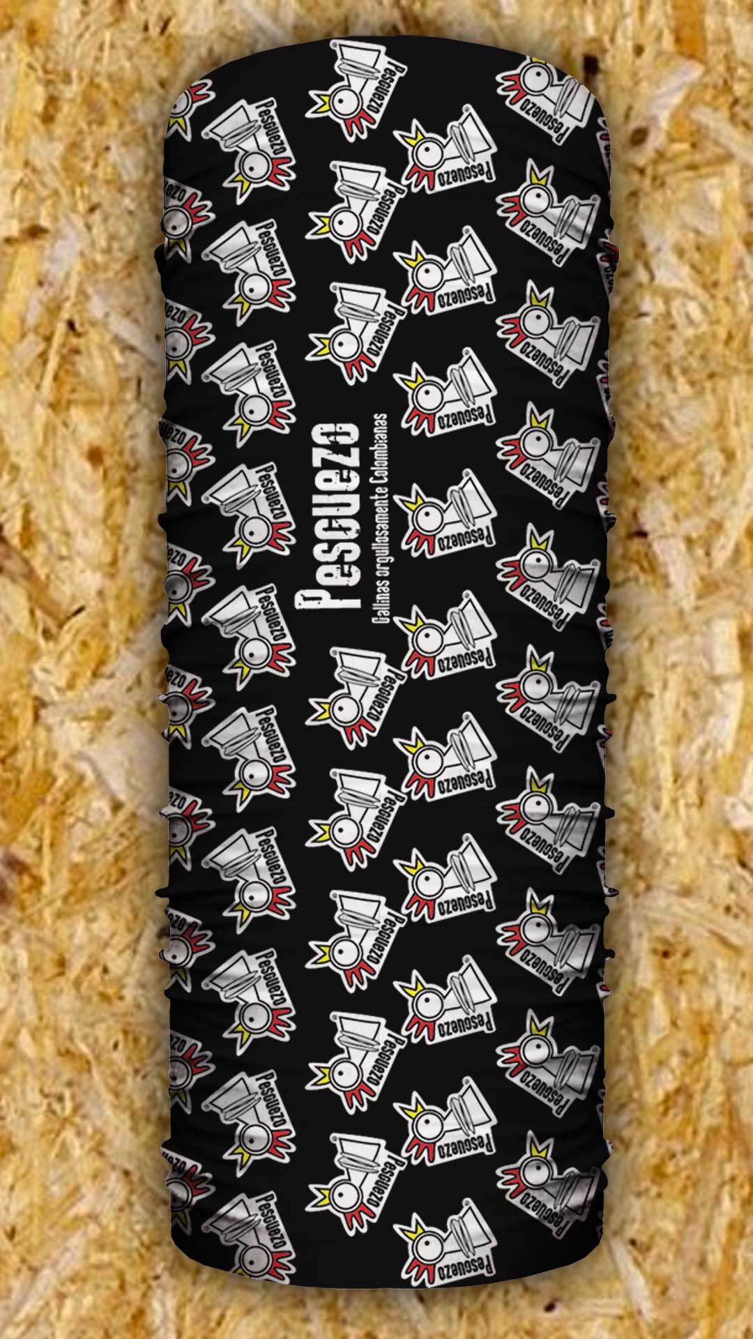 Microfibra Pollos Negro Pescuezo Microfibra Pescuezo