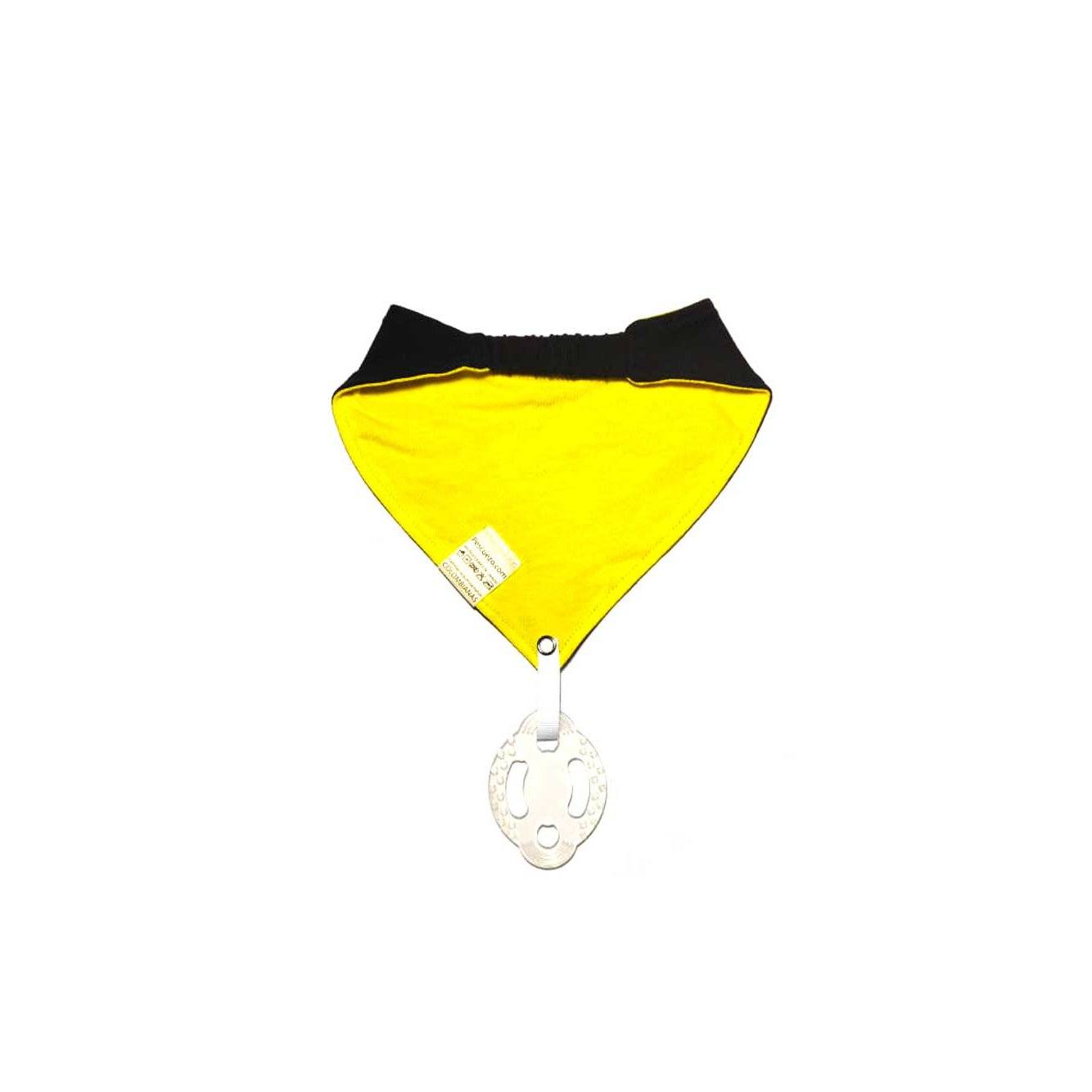 Babas Negro Amarillo Banda Pescuezo