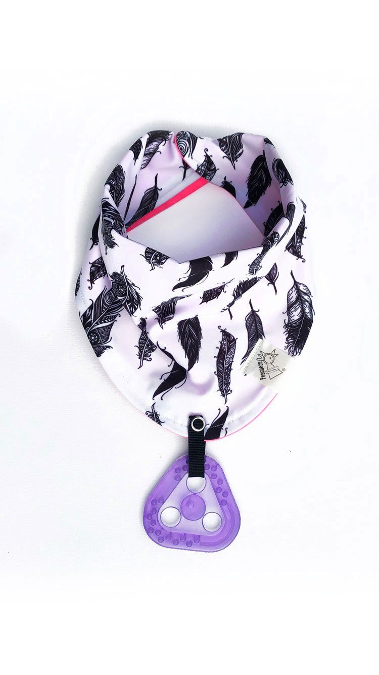 Babas Plumas Broches Pescuezo