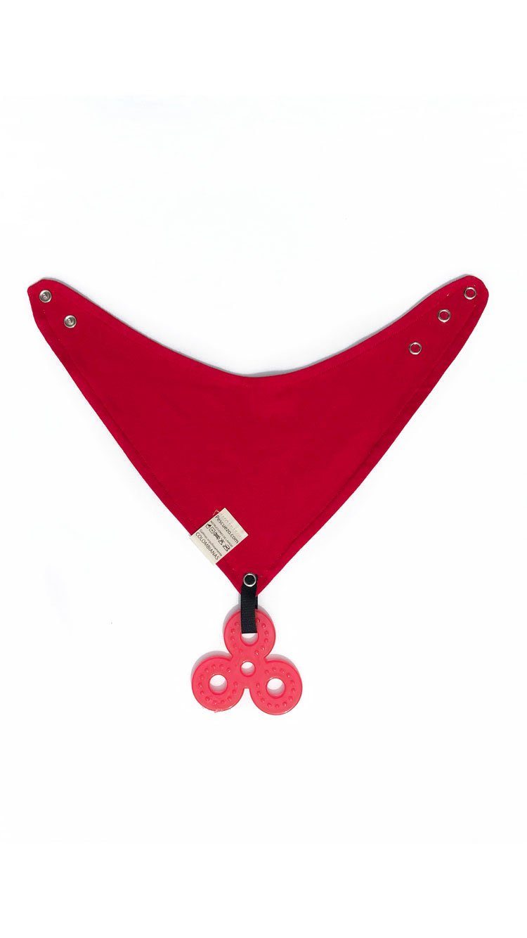 Babas Rojo Blanco Broches Pescuezo