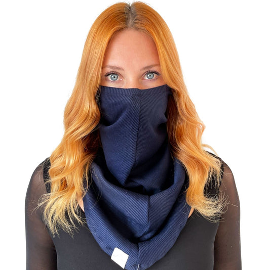 Urbano Rayas Azul Oscuro - Pescuezo