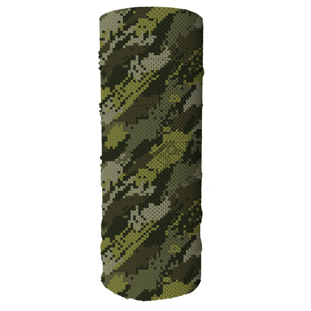 Peto Camuflado Pixel Verde Pescuezo Peto Pescuezo