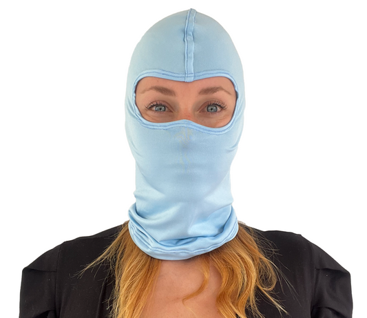Balaclava Microfibra Unicolor Azul Claro