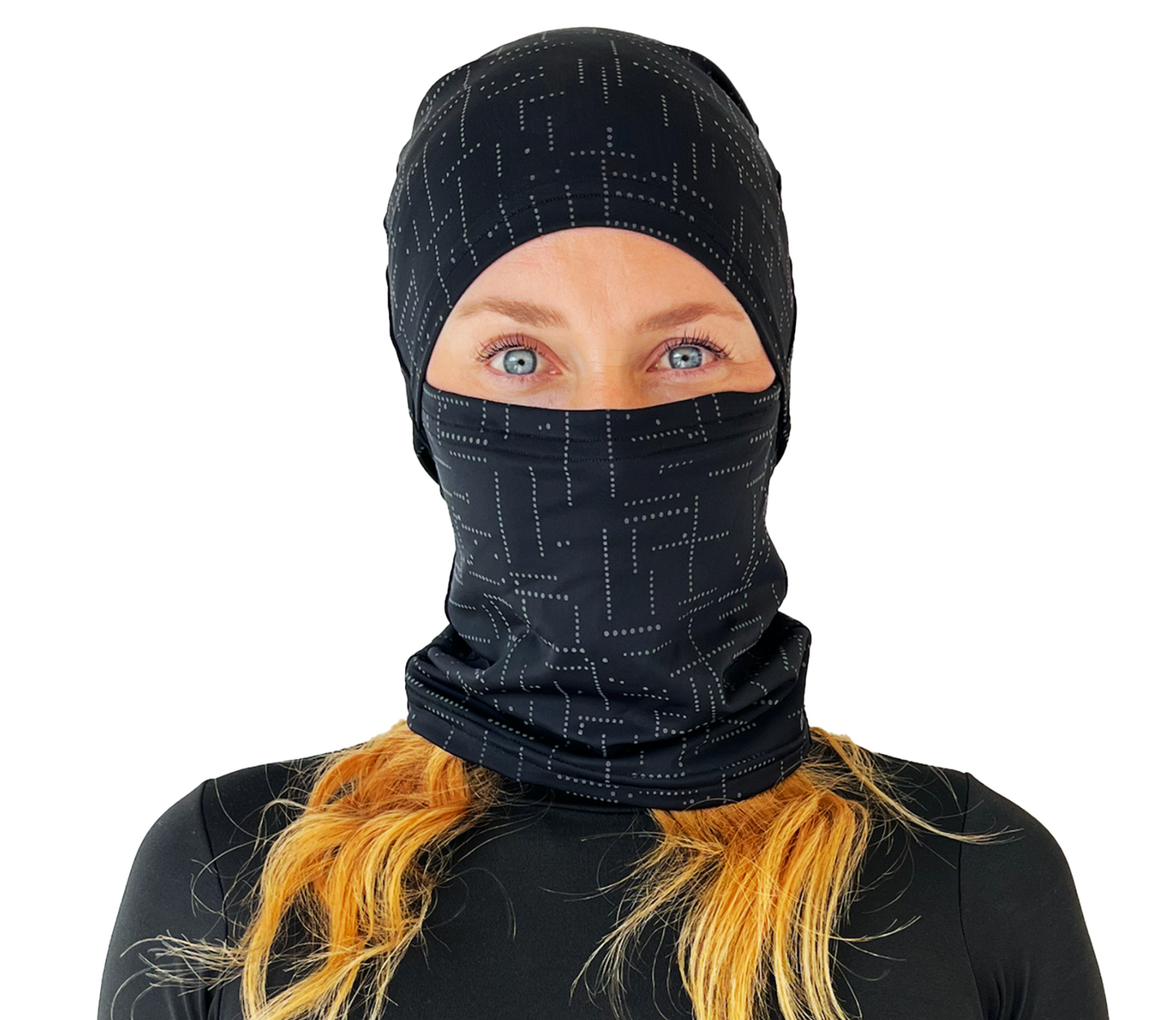 Balaclava Gato Luz Reflectivo Tetris Multicolor