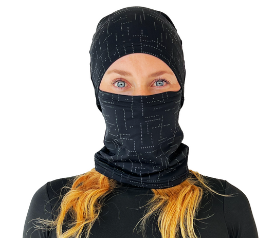 Balaclava Gato Luz Reflectivo Tetris Multicolor