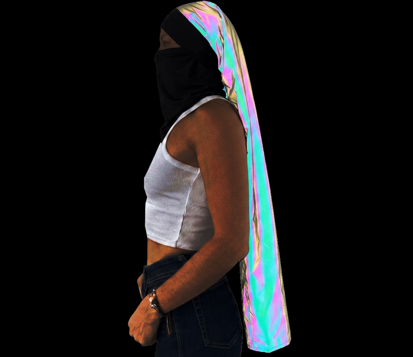 Pescuezo Doble Hijuepeta Luz Rígido Multicolor 100cms