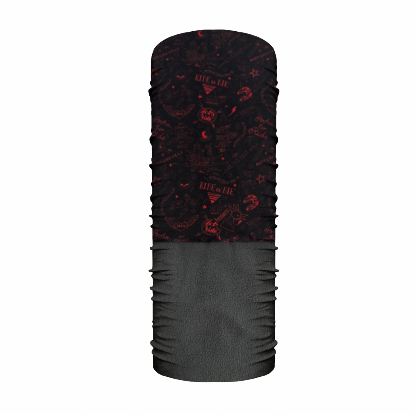 Bipolar Microfibra Tatoo Moto Rojo Gris