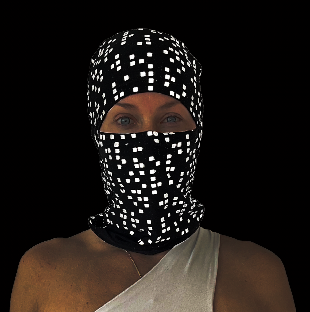 Balaclava Microfibra Gato Reflectivo Luz Lego