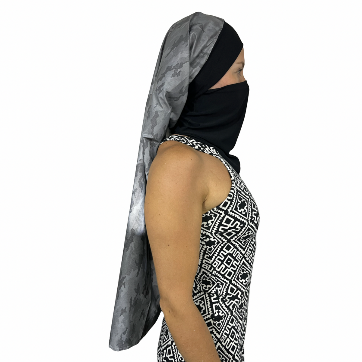 Pescuezo Doble Hijuepeta Luz Rígido Camuflado 100cms