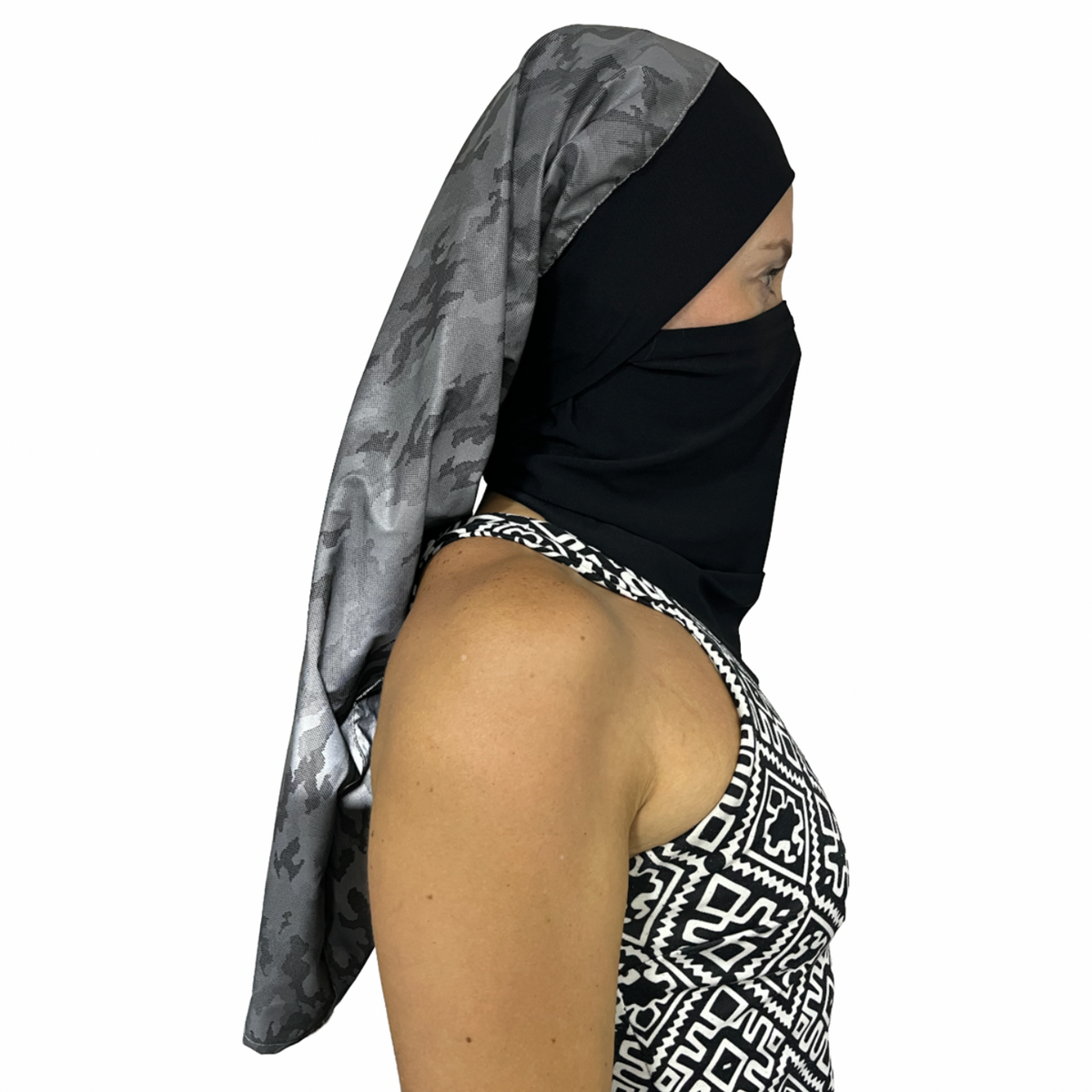 Pescuezo Doble Hijuepeta Luz Rígido Camuflado 70cms