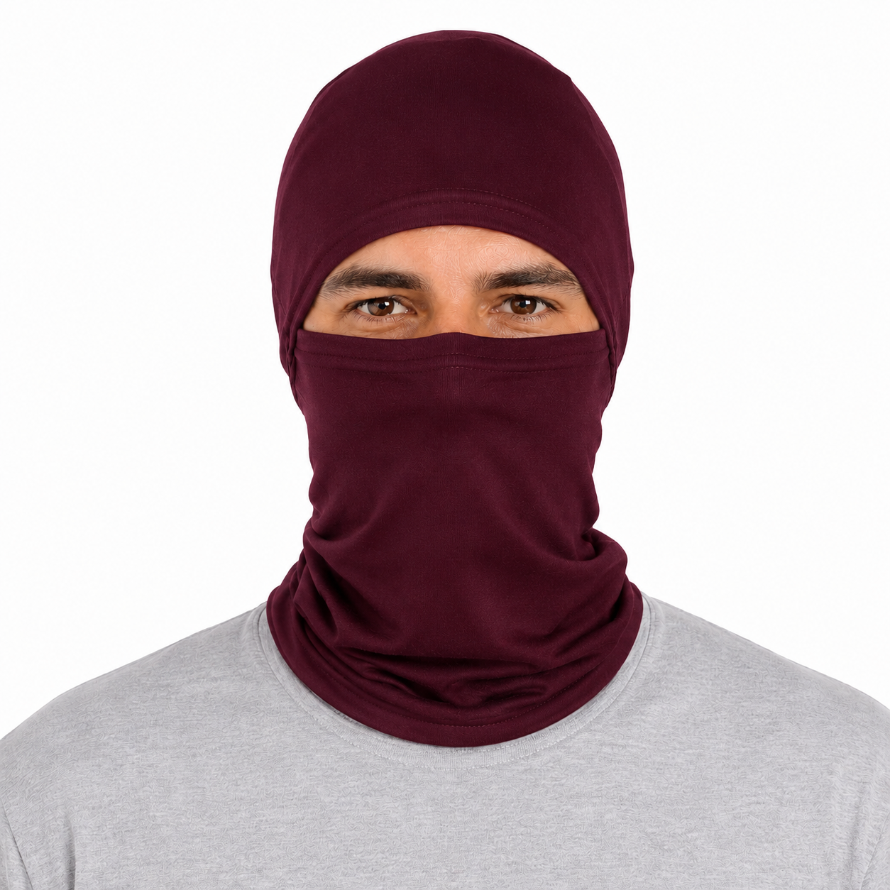 Balaclava Gato Unicolor Vino