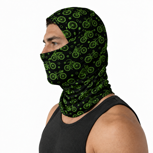 Microfibra Bici Puntos Verde