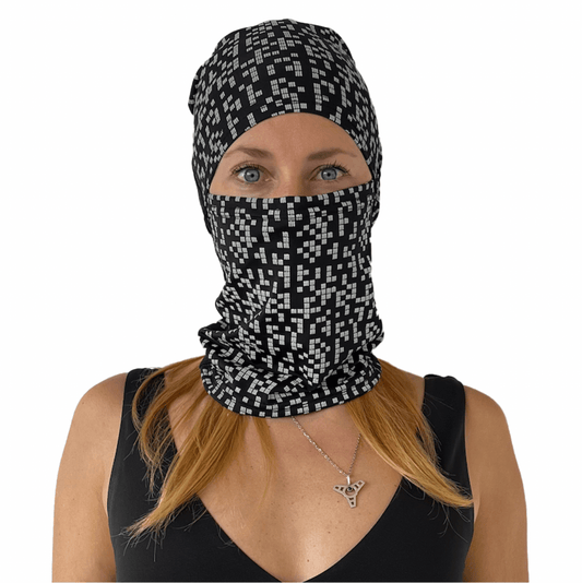 Balaclava Gato Luz Reflectivo Lego BYN - Pescuezo