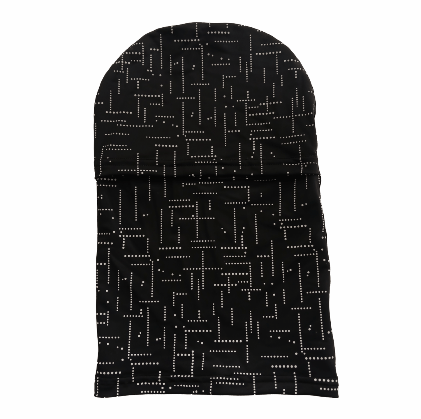 Balaclava Gato Luz Reflectivo Tetris BYN - Pescuezo