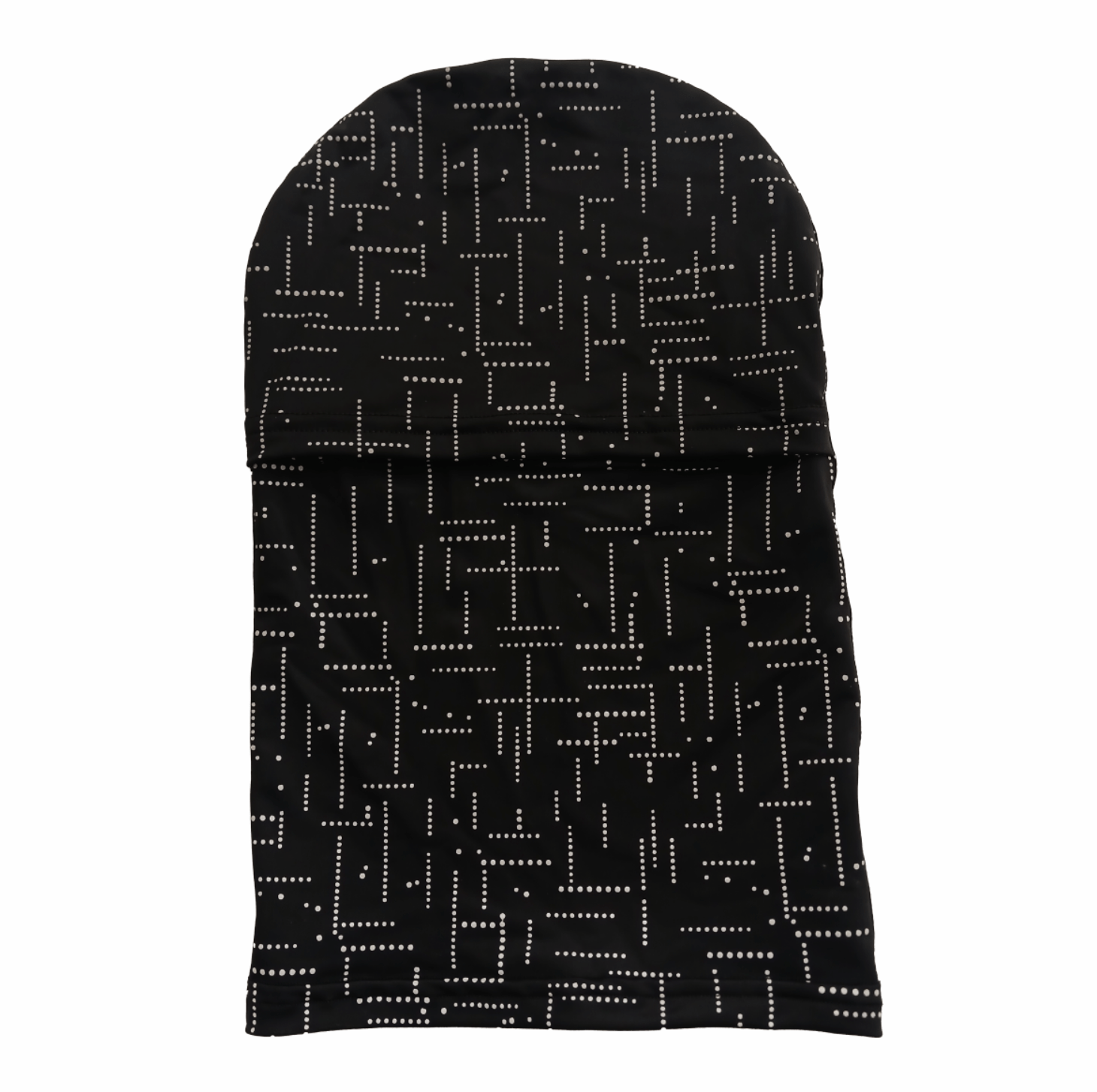 Balaclava Gato Luz Reflectivo Tetris BYN - Pescuezo