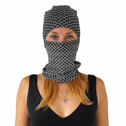 Balaclava Gato Luz Reflectivo Tornillo BYN - Pescuezo