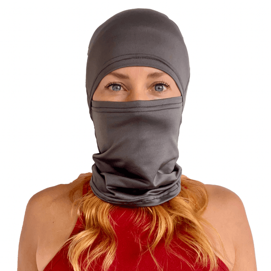 Balaclava Gato Unicolor Gris Oscuro - Pescuezo