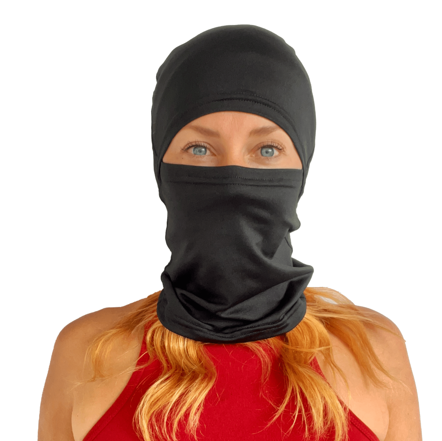 Balaclava Gato Unicolor Negro - Pescuezo