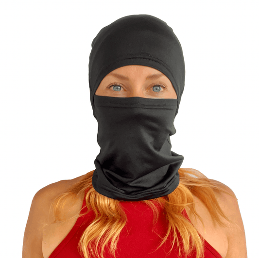 Balaclava Gato Unicolor Negro - Pescuezo