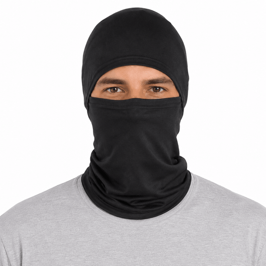 Balaclava Gato Unicolor Negro - Pescuezo