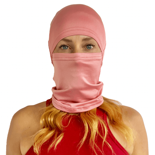 Balaclava Gato Unicolor Rosa - Pescuezo