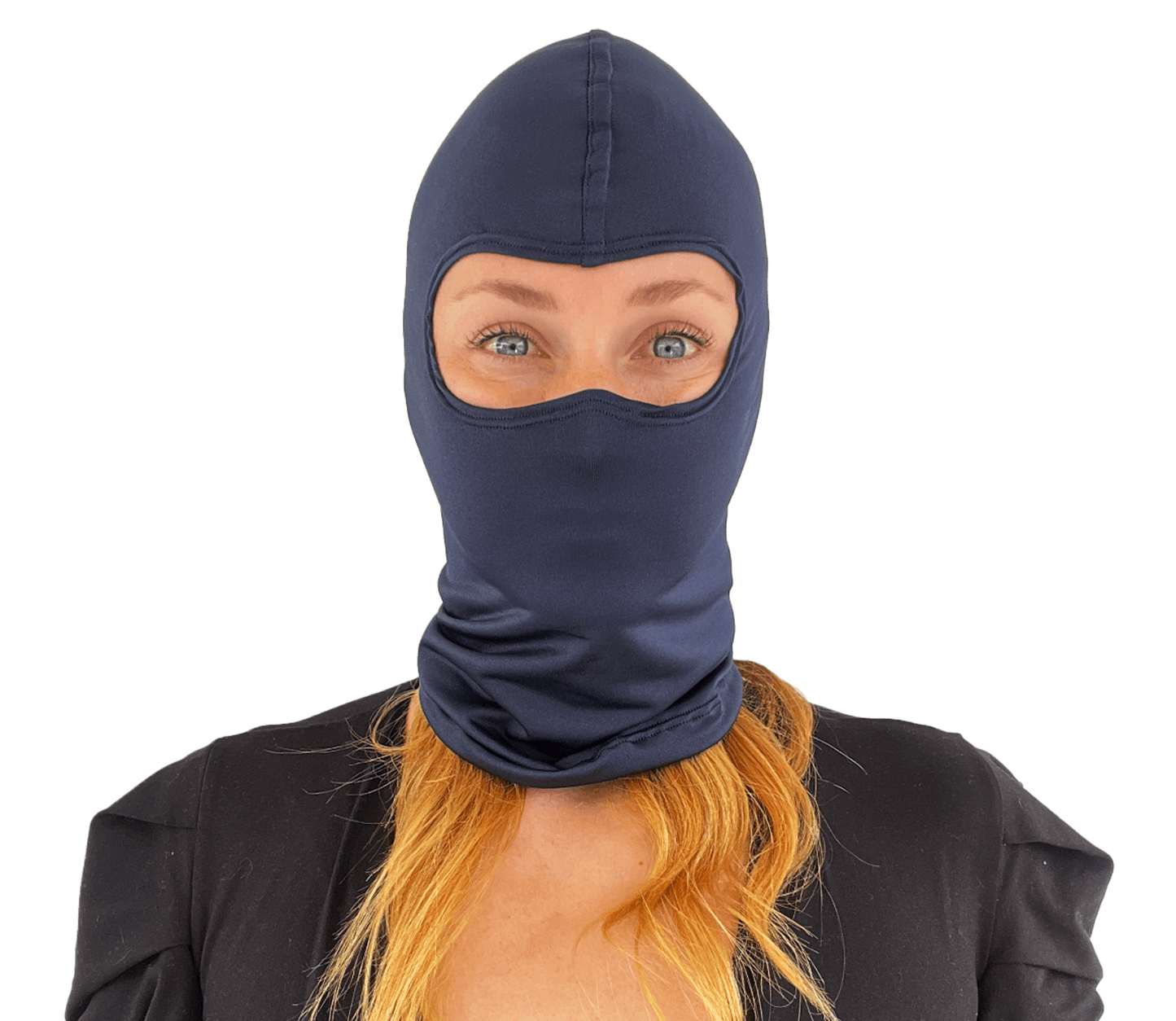 Balaclava Microfibra Unicolor Azul - Pescuezo