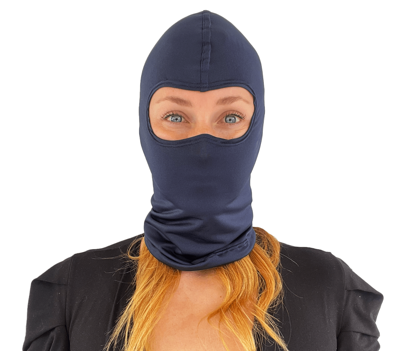 Balaclava Microfibra Unicolor Azul - Pescuezo