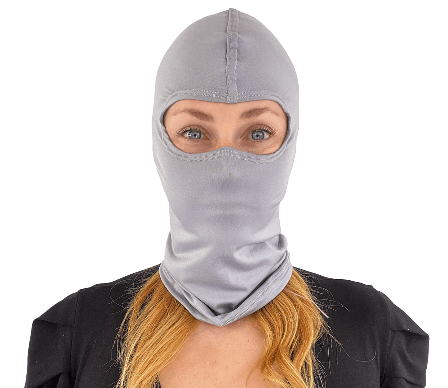 Balaclava Microfibra Unicolor Gris Claro - Pescuezo