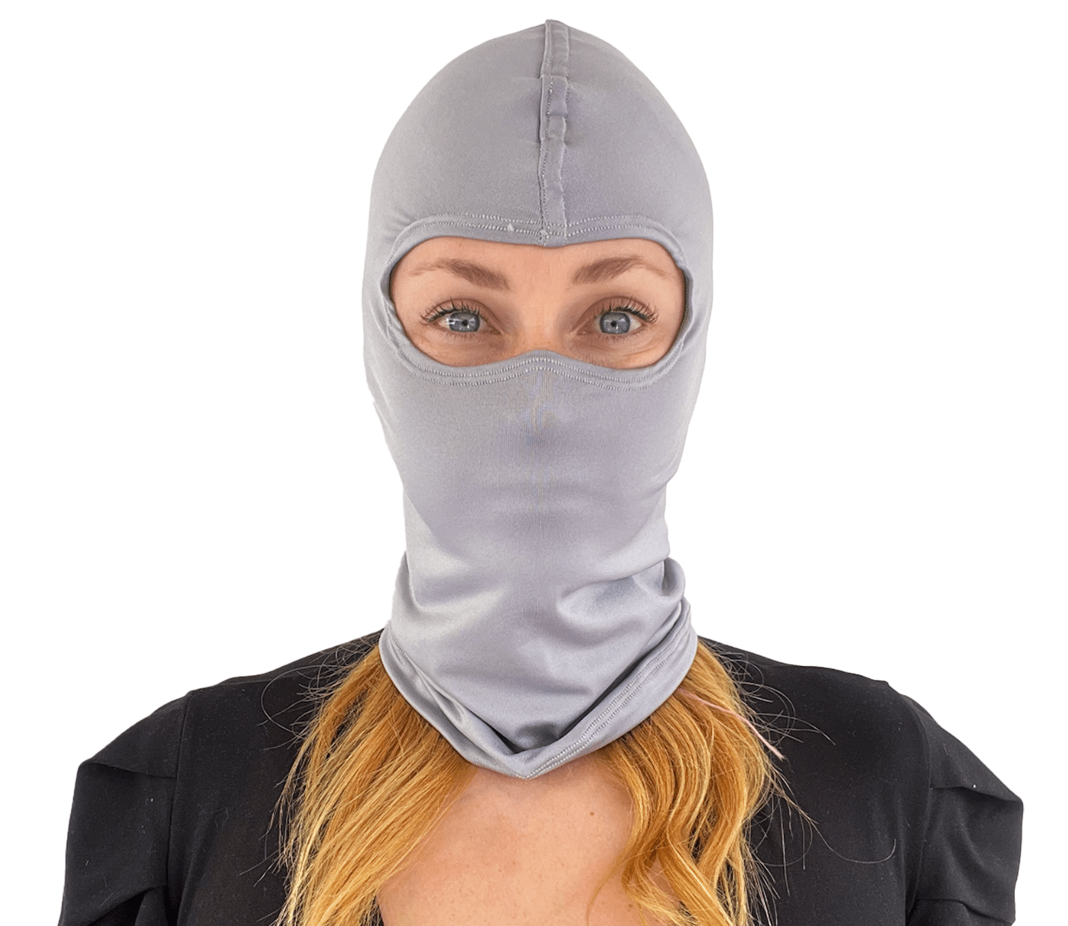 Balaclava Microfibra Unicolor Gris Claro - Pescuezo