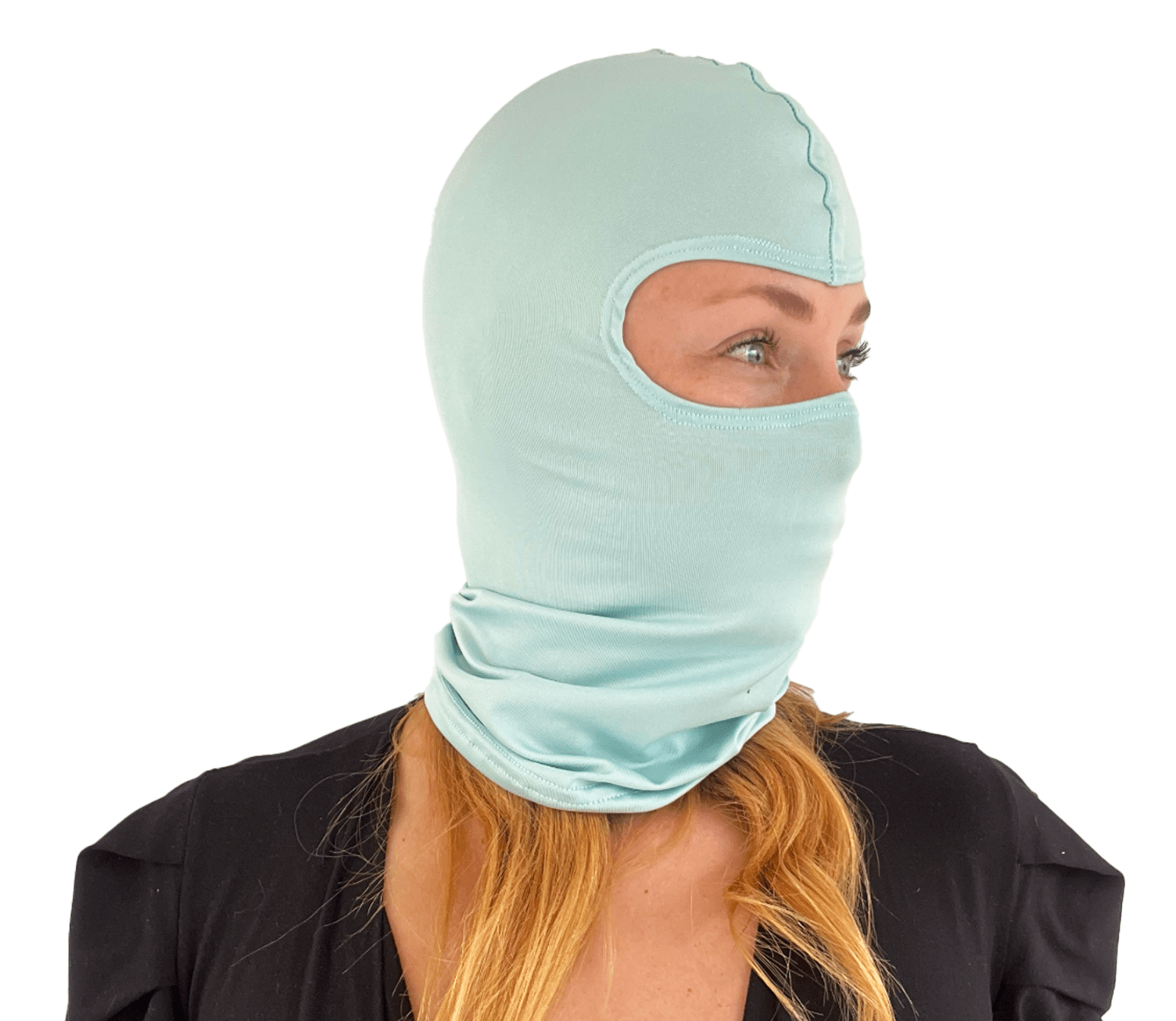 Balaclava Microfibra Unicolor Menta - Pescuezo