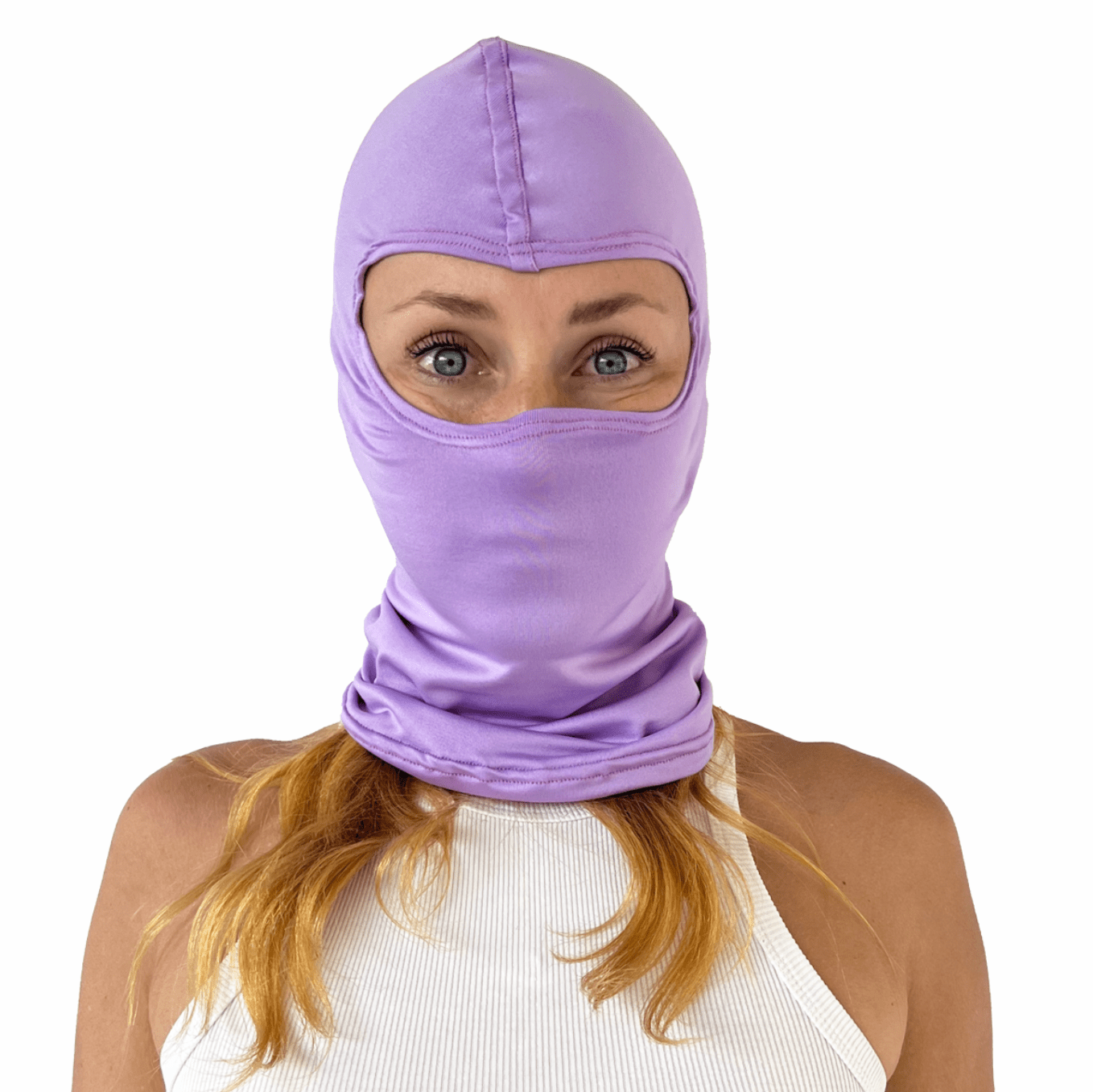 Balaclava Microfibra Unicolor Mora - Pescuezo