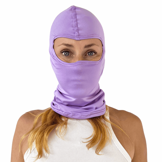 Balaclava Microfibra Unicolor Mora - Pescuezo